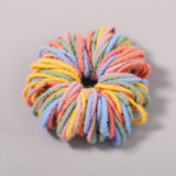 100Pcs/lot Hair Bands Girls Candy Color Elastic Rubber Band Hair Bands Child Baby Headband Scrunchie Kids Hair
