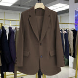Suit Jacket Woman 2025 Design Sense Korean Version Of The New Fried Street Casual Temperament Trend Small