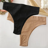 Seamless High Waisted Thongs Woman Sexy Women's Panties Comfortable Briefs Intimates Sexy Lingerie T-Back Pantys