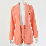 Sexy Office Lady Two Piece Set Women Suit 2020 Summer Autumn Blazer And Pants Jumpsuit Set Casual Suits