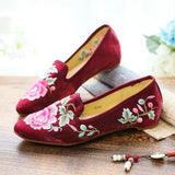 Zingj Shoes Single Shoes Xiu Bride Shoes Embroidered Cloth Spring And Autumn Cheongsam Shoes Women's Pointed Single