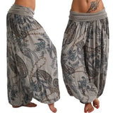 Digital Printing Long Wide-leg Casual