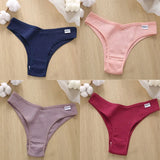 Cotton Panties Women's Panties FINETOO Sexy Female Underpants Low Waist Underwear Women Pantys Lingerie