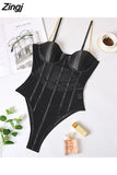 Sexy Bodysuit Women Lace Strapless Bodies For Women Female Bodys Overalls For Women Slim One Piece Bodycon Body