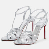 Quality 25 New Snake-Snake-Snafing Silver Round Head With Fashionable Temperament Sexy Dew Fine Heel