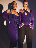 Mesh See Through Slim Bodysuit Women Long Sleeve High Waist Sexy Bodycon Hollow Out Cross Collar Female
