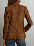 Women's Women's Jacket Elegance Elegant Vintage Single-Drace Women's