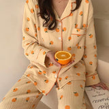 Sets Women Geometric Design Temper Baggy Short Sleeve Cozy Summer Casual Homewear Chic New Simple Fashion Classic Ulzzang 211-0-Outfit