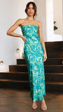 Zingj / Summer 2023 Sexy Hot Girl Flower Print Long Dress