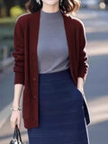 Blue Sweater Knitted Cardigan Spring Women 2025 New Korean Soft Languid Languid Wind Unique Super-Good-Looking