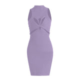 Zingj 2024 New Hollow Out Kink Design Sense Slim Show Thin Knitting Sleeveless Vest Skirt Female Sense