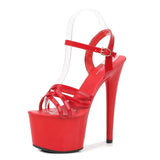 Zingj Leather Sandals Special High Heels Fine Heel Sexy Black Waterproof Table Hate Day Superb High Sandals Female