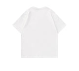 Kitten Print Letter Oversized T-shirtOutfit