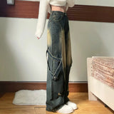 And Autumn High-Rise Jeans 2025 Winter New Design Oversize Handsome Couple