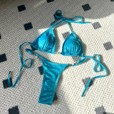 2024 New Sexy Bright Pearl T-Dip Bikini Swimsuit