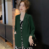 Zingj Chiffon Small Suit Coat Female Spring Summer New Korean Version Loose Design Sense Leisure Bask In Jacket