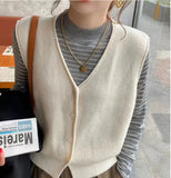 Zingj Vest Vest For Women To Wear A New Style Of Sleeveless Sweater In The Spring And Autumn Of