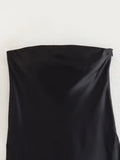 Black Corset Dress Woman Off Shoulder Long Dresses For Women Backless Sexy Satin Dress 2023 Elegant Evening Party