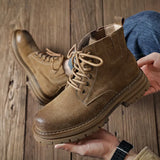 Zingj Boots Casual Desert Work Boots Men Fashion
