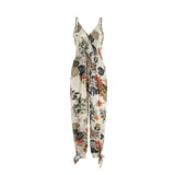 Spring Sling Printed Sexy Backless Lace