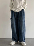 Men's Vintage Loose Cargo Jeans-Outfit
