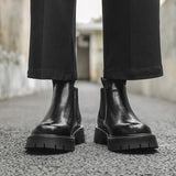Zingj Boots Men's Winter British Style Chelsea Men's Boots