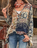 Stylish Unique Long Sleeve V-neck