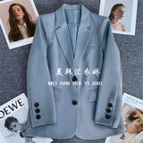 Suit Jacket Woman 2025 Spring And Autumn New Leisure Temperament Fried Street Suit Korean Version Suit Suit Dress