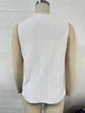 New Summer V-neck Stitching Hollow-out