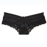 Sexy Panties Women Traceless Crotch of Cotton Briefs Lingerie High Quality Lace Hollow Out Underpants Intimates