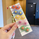 Children Cute Cartoon Fruit Elastic Hair Bands Girls Baby Lovely Rubber Bands Ponytail Holder Kids Hair