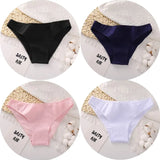 Women Cotton Panties Sexy Low Waist Female Underpants Solid Elasticity Comfortable Underwear Women Panty Lingerie