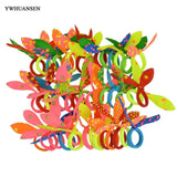 50pcs/lot Small Rabbit Ears Scrunchy For Baby Mini Elastic Hair Band Ties Little Girls Hair Accessories Band Hair