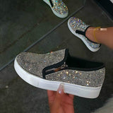 Zingj Station Autumn And Winter 2024 Fashion Diamond Zipper Large Size Thick-Soled Love Shoes