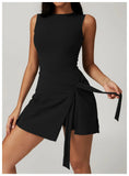 Tank Wrap Skort Tennis Dress- Outfit