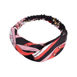 Women Girls Summer Bohemian Hair Bands Print Headbands Vintage Cross Turban Bandage Bandanas Hairbands Hair