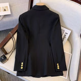 Zingj And Autumn New Large Size Fashion Temperament Loose 2024 Korean Version Of The Suit Show Thin Jacket Female Suit Coat