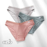 Women's Panties Women's Cotton Briefs Female Underpants V Waist Brief Underwear Plus Size Pantys Lingerie M-4XL