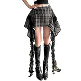 Summer New Women's Retro Port Style Splicing Irregular Design Body