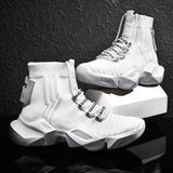 Breathable Men Sneakers High Top Running Shoes for Men Outdoors Walking Sport Shoes Comfortable Mens Shoes