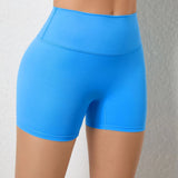 Zingj Hip Lift Yoga Shorts Stretch High-Waist Running Fitness Shorts Tight Seamless Sports Shorts Women-Outfit