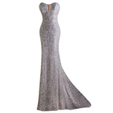 Sexy Gray Trumped Fishtail Bridal Toast Dress 2025 New Host Wedding Dress To Send