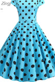 Women Summer Music Note Print Dress 50s 60s Robe Retro Swing Casual Vintage Sleeveless Party Dresses