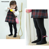 Yrs Children Cotton Baby Girls Pantyhose Spring Autumn Winter Bowknot TightsKids Infant Knitted Collant
