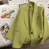 Zingj And Autumn Suit Jacket Female In 2024 Autumn New Black Net Red Fried Street Temperament Trend Casual Ladies