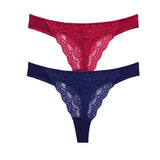 Lace Women's Panties G String Thong Low-Waist Female Underpant Hollow Out Breathable Seamless Underwear Women