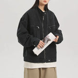 Street Trendy Retro Fashion Collar Denim Jacket Men And Women's Autumn Casual Casual Casual Work