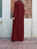 New Muslim Women's Clothing Middle Eastern Arab Style Zippered Open-Shirt Into The Bag Temperament Loose