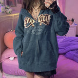Hard Rock Graphic Zip Up HoodieOutfit