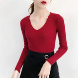 Women Sweaters And Pullovers 2021 Autumn Winter Knitted Warm Women Jumper Slim Stretch Sweater Female Pink Pull